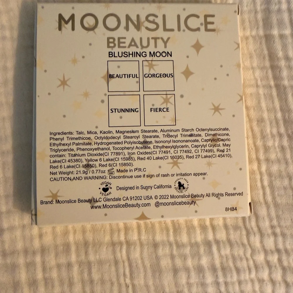 Moonslice beauty pallet in blushing moon